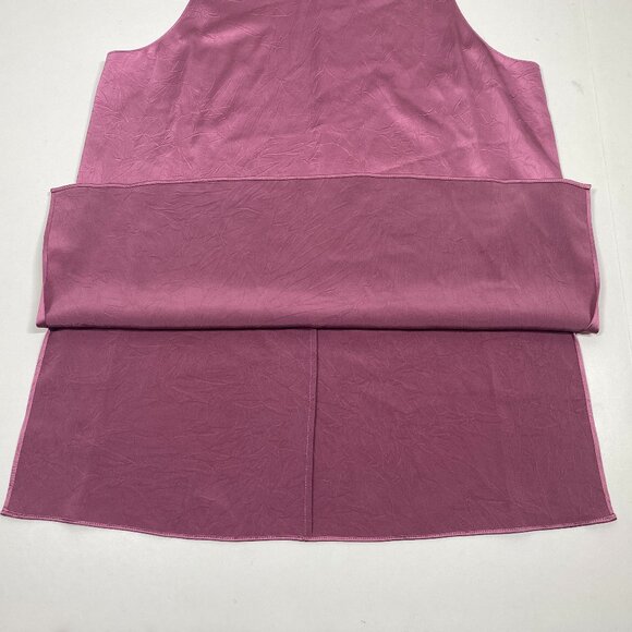 Vince Rib Crewneck Tank - Camellia Size Small - Picture 4 of 8